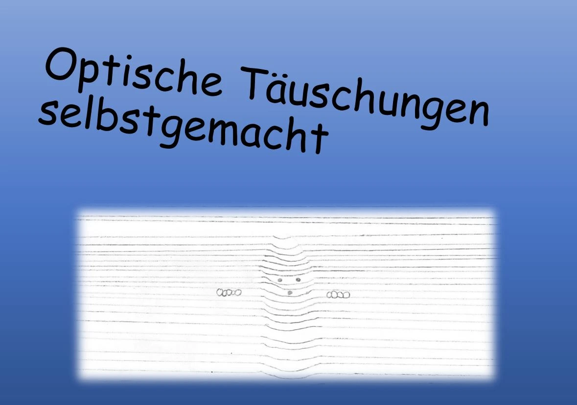 Beispielbild einer selbst erstellten optischen Täuschung