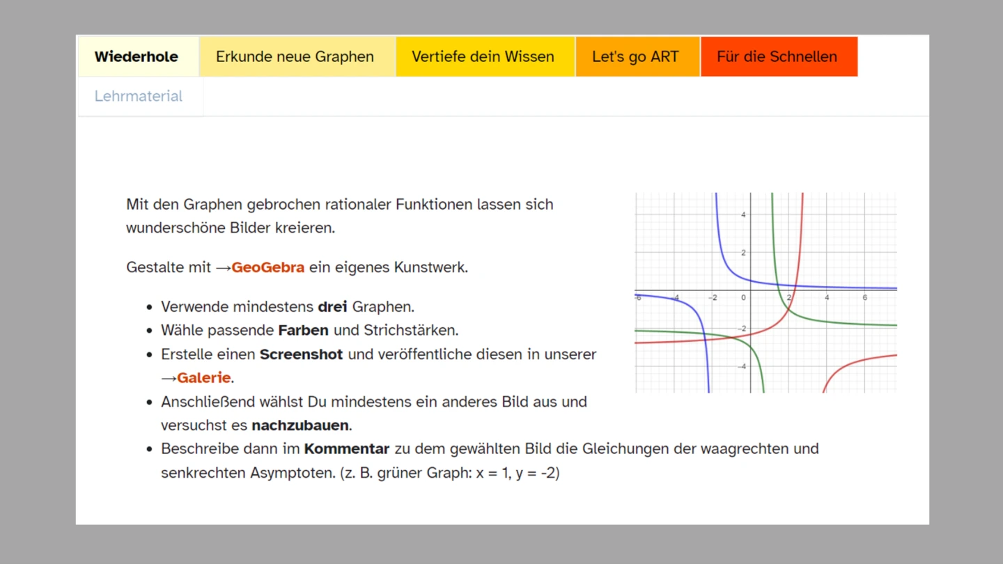 Werde kreativ!